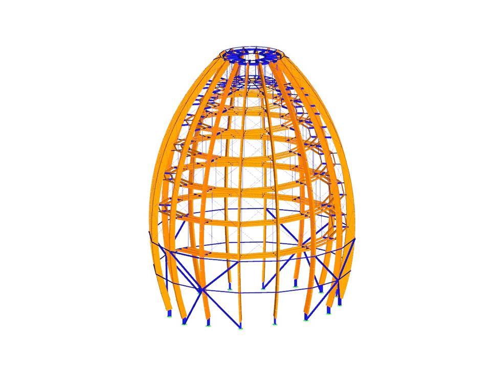 Древовидная башня на тропе в баварском лесу, Германия